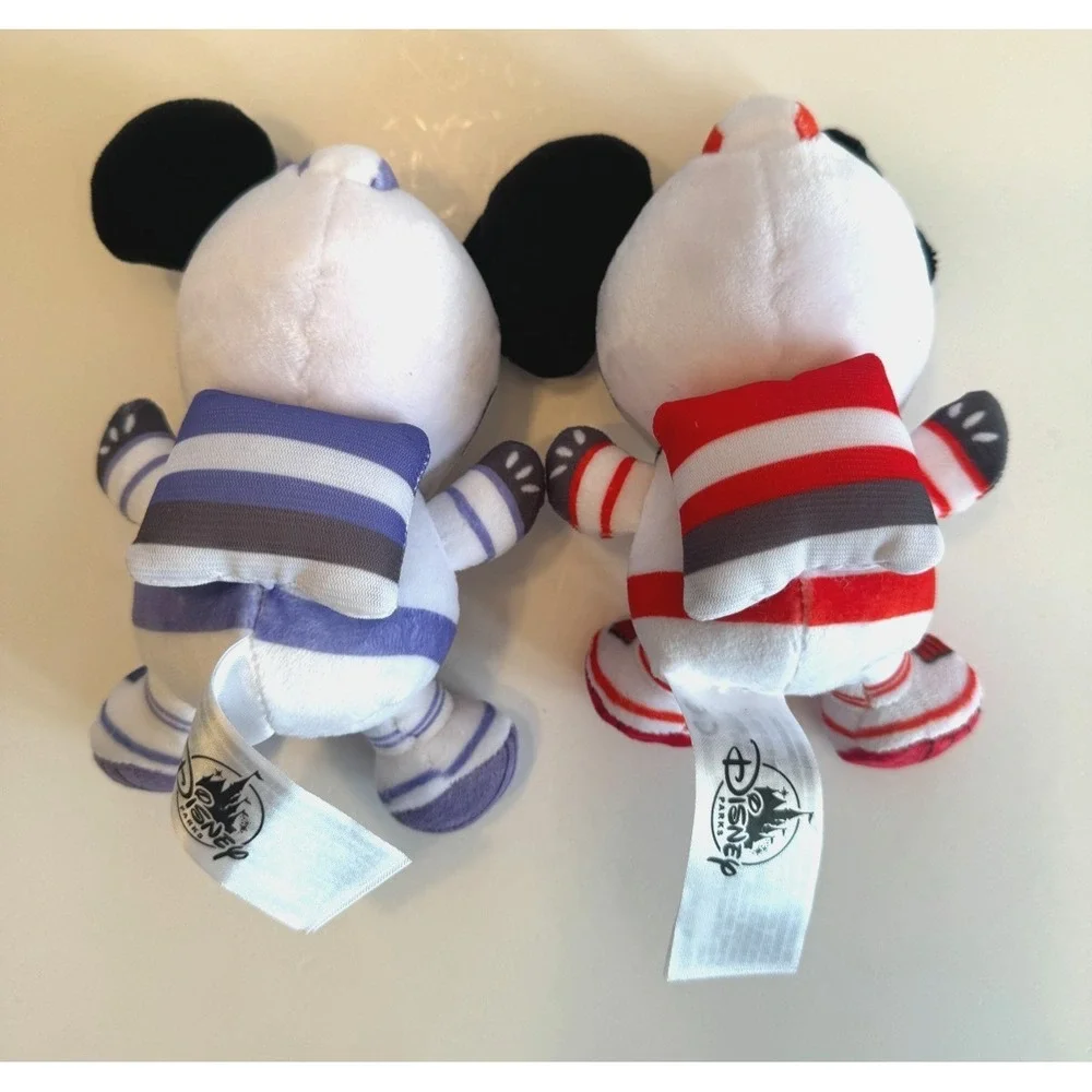NEW Disney Wishables Space Mountain Series Mickey & Minnie Astronauts Plush Set